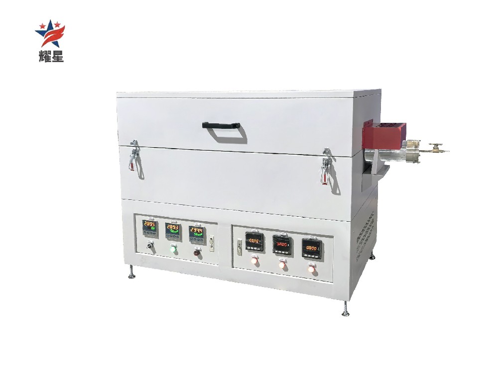 三溫區(qū)開(kāi)啟式管式電爐